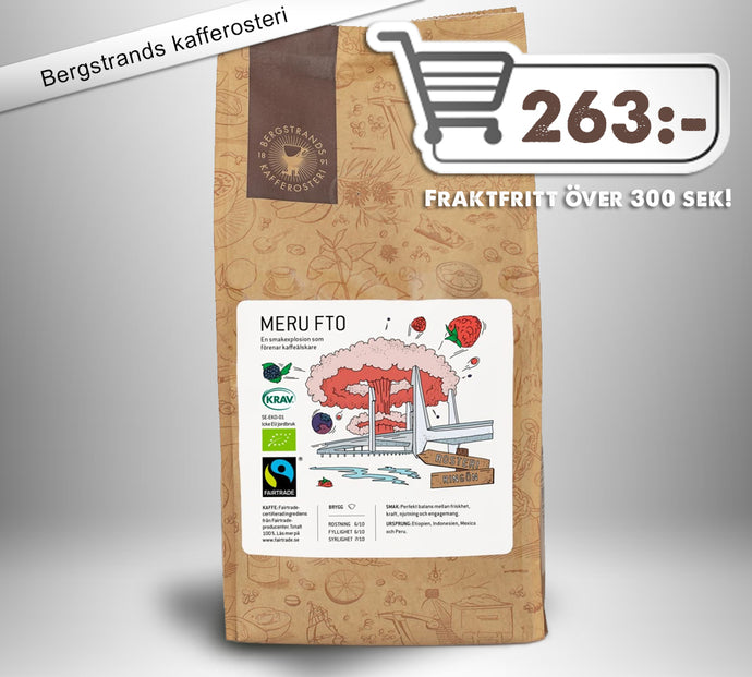 Bergstrands MERU FTO, en smakexplosion som förenar kaffeälskare, 1000g